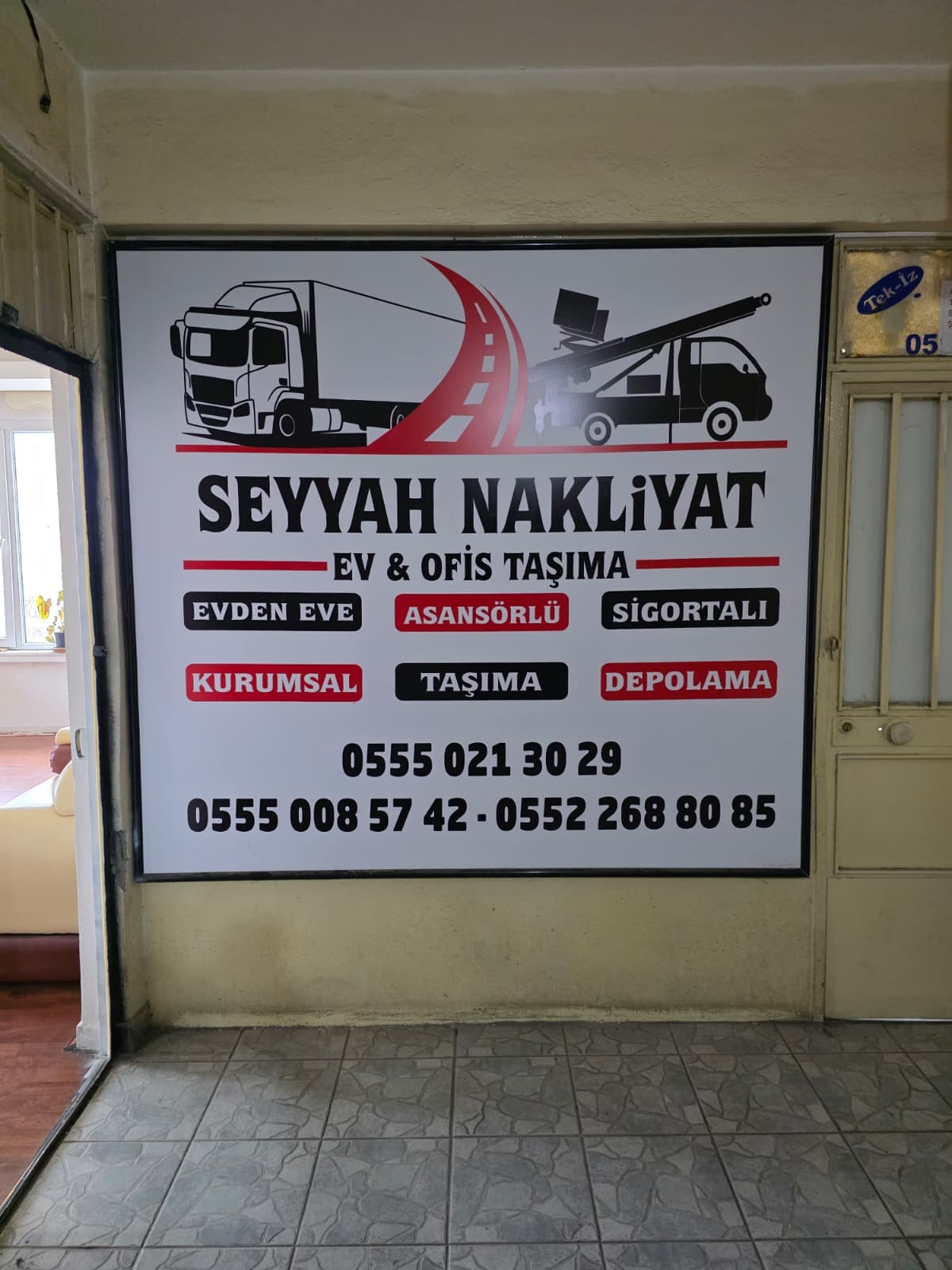 Seyyah Nakliyat ofis iç mekân